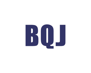 BQJ logo design vector template. BQJ