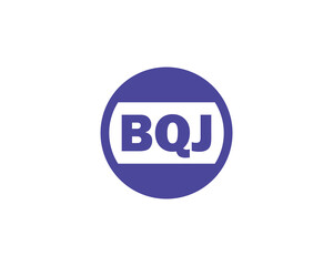 BQJ logo design vector template. BQJ