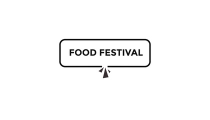 Food festival web banner templates. Vector Illustration