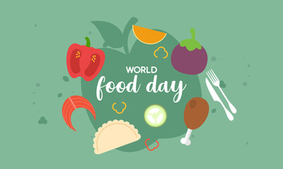 World food safety day celebration vector design illustration