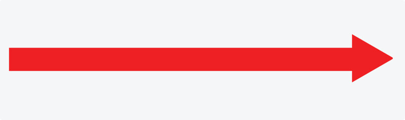 arrow icon sketched as vector symbol., large forward or right pointing solid long arrow icon 