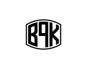 BQK logo design vector template. BQK
