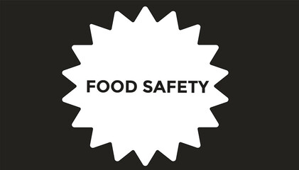 Food safety web banner templates. Vector Illustration 
