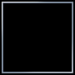 3D素材_金属のフレーム_銀色