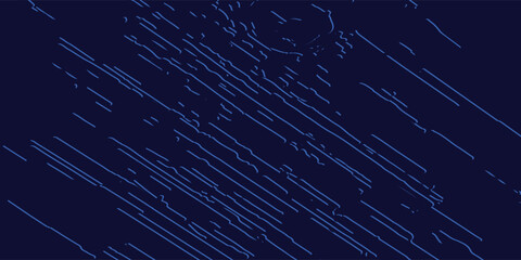 Blue abstract lines streak across a dark background, giving a futuristic, digital look, perfect for technology or data-focused design themes