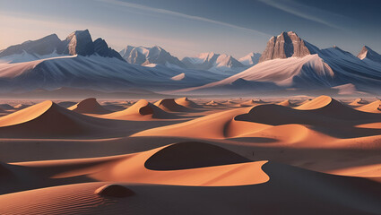 Digital illustration of a breathtakingly vast ai generative