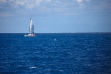 The scenery of Seychelles islands in the Indian Ocean