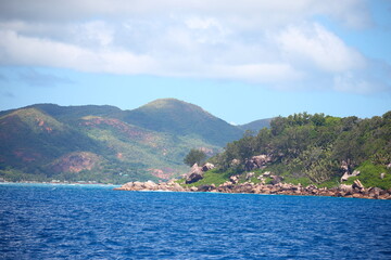 Fototapeta premium The scenery of Seychelles islands in the Indian Ocean