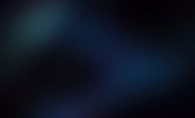 Dark blue cyan color spot grainy gradient with spotlight backdrop design. Elegant black multicolored noisy gradient, bright, shine, glow, noise, grain effect banner and poster