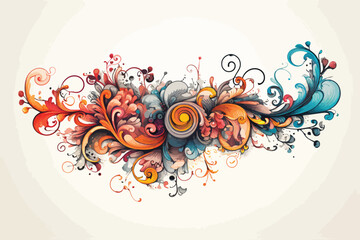 Sunset Flourish Design