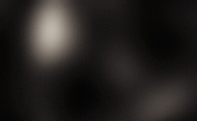 Dark gray black color spot grainy gradient with spotlight backdrop design. Elegant black multicolored noisy gradient, bright, shine, glow, noise, grain effect banner and poster