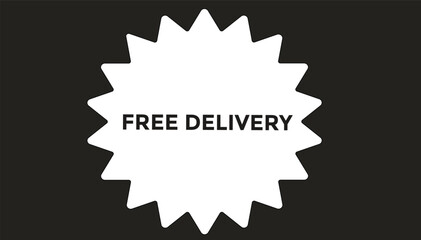 Free delivery web banner templates. Vector Illustration 
