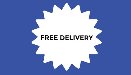 Free delivery web banner templates. Vector Illustration 
