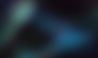 Dark blue gray color spot grainy gradient with spotlight backdrop design. Elegant black multicolored noisy gradient, bright, shine, glow, noise, grain effect banner and poster