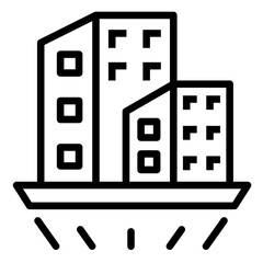 Virtual Building Icon