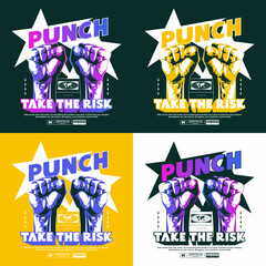 Futuristic streetwear Poster With Aesthetic Graphic Design for T shirt Street Wear and Urban Style