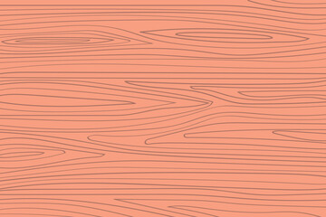 Vector free hand drawing wooden grain lines pattern and background.