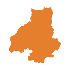 REALISTIC MAP OF SERANG CITY (KOTA SERANG), BANTEN (PROVINSI BANTEN), INDONESIA CITY-REGENCIES MAP