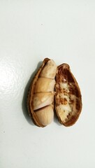 Peanuts isolated on white background 