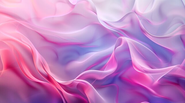 abstract smoke purple and bblue delicate flow wave iridescent watercolor