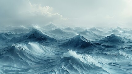 A Capri color background with a serene seascape