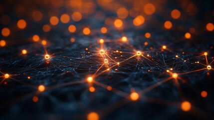 Global business network digital technology data exchange concept Business Intelligence and cloud computing digital marketing data processing and blockchain technology management : Generative AI