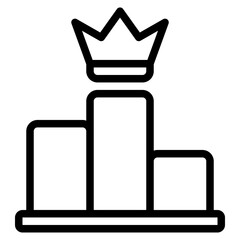 Leaderboard Gaming icon illustration 