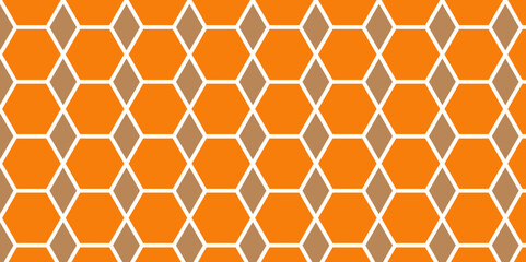 Abstract multicolor hexagon geometric honeycomb texture background. creative  decorative element fabric.