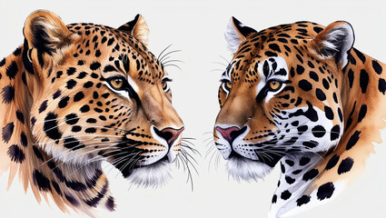 Naklejka premium portrait of a tiger