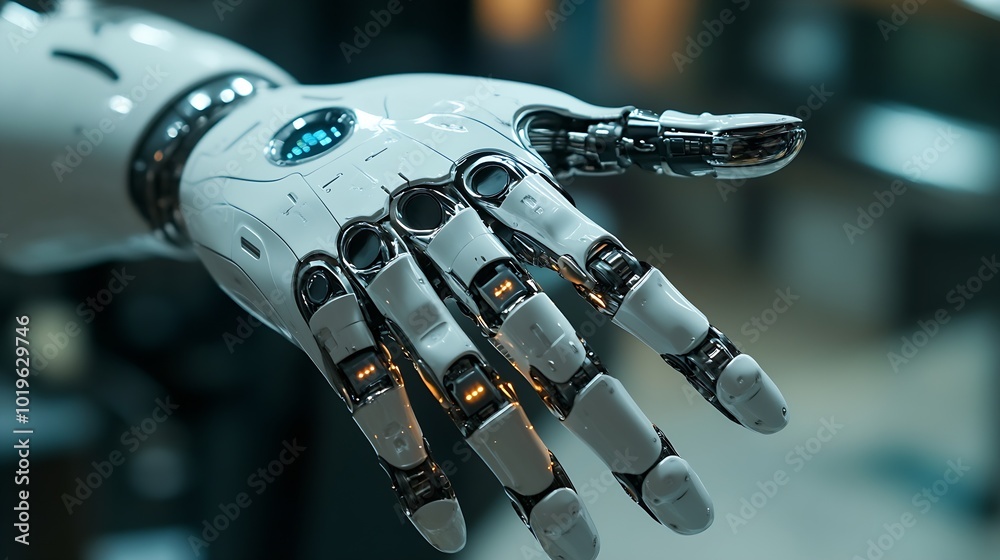 Fototapete businessman using technology AI for working tools Chat bot Chat with AI using technology smart robot AI artificial intelligence to generate something or Help solve work problems : Generative AI