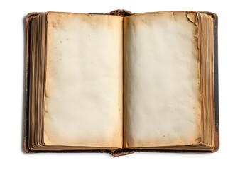 old book isolated on white