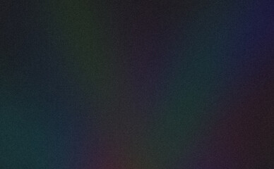 Green purple blue black abstract dark color spot grainy gradient backdrop design. Elegant glowing wave shaped noisy gradient with bright, glow, Vibrant, noise colors banner or poster