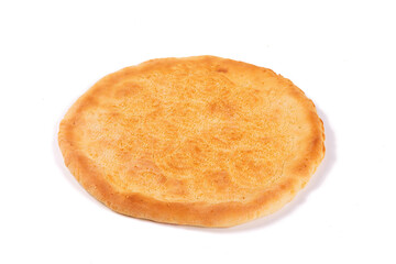 naan bread isolated on white background.  Traditional food in Xinjiang, China