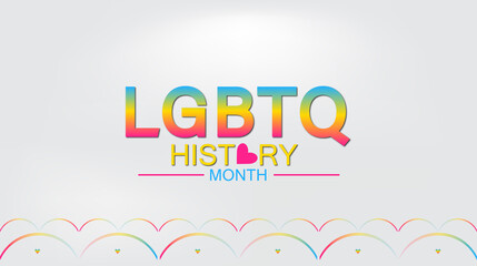 Visual representation of LGBTQ History Month, highlighting vibrant colors and symbols that honor LGBTQ contributions and culture