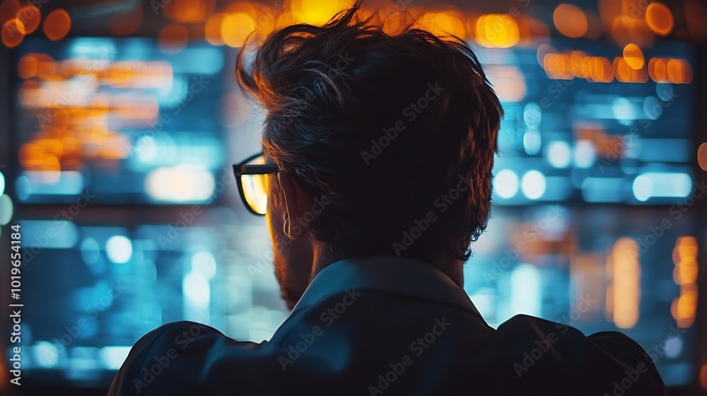 Poster Business person explore the core of cyber security Delve into protection methods cyber threats and bolster cyber security stance Essential for navigating the cyber security age FaaS : Generative AI