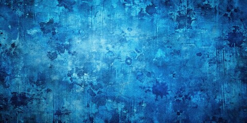 Obraz premium Abstract Blue Watercolor Background with Stained and Textured Surface