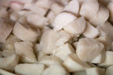 Steamed Cubed Rice