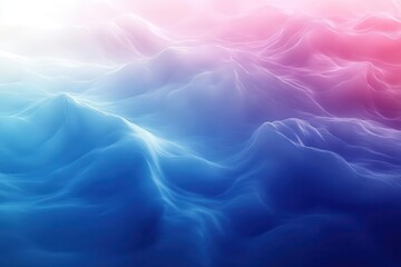 Fototapeta premium smooth light blue gradient backdrop transitions to white creating a calming and airy atmosphere perfect for abstract designs or promotional banners