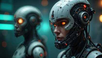 robot cyborg person