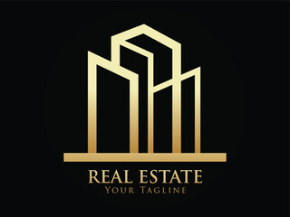 Luxury Real Estate Logo Design Template