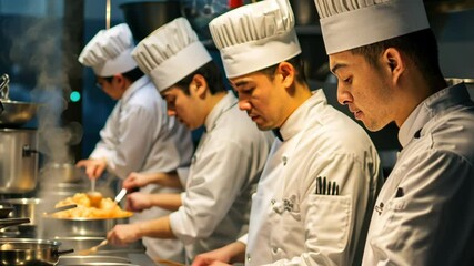 chefs cooking together