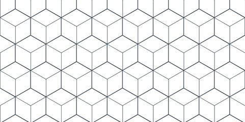 Fototapeta premium White abstract honeycomb mosaic and tile geometric hexagon vector illustration. geometric digital technology polygon science vintage square mosaic and web cover business texture.