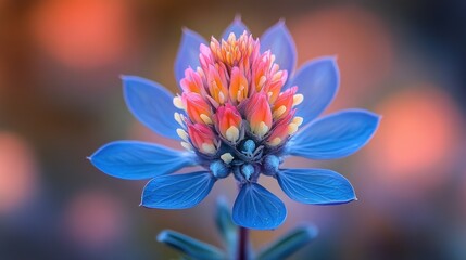 Fototapeta premium A dramatic image of wildflowers