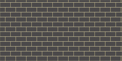 	
Abstract bathroom wall and floor brick wall texture background. black brick vector illustration texture of the wall with masonry Bricks laid in rows background.	
