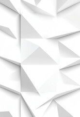 Fototapeta premium White polygon textured background abstract geometric polygonal background, low poly design