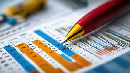 Finance Analyst with Cost Benefit Analysis concept