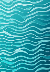 Fototapeta premium Blue background texture, wavy sea color pattern, AI Generated blue water paper texture background 