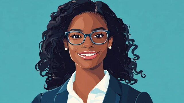 A portrait of Simone Biles, a renowned gymnast, captured in a bright, professional setting