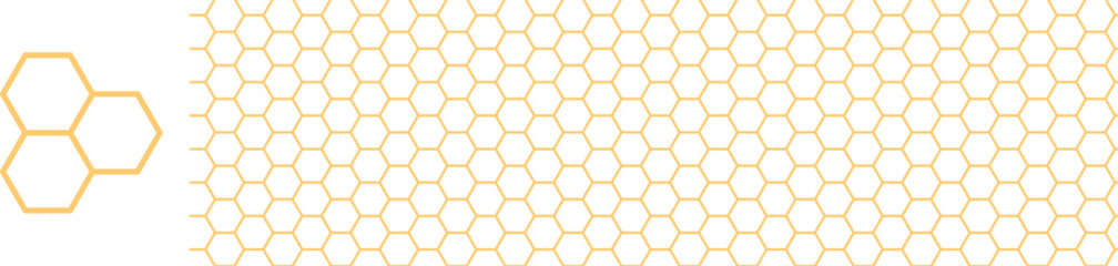 honeycomb seamless pattern vector design