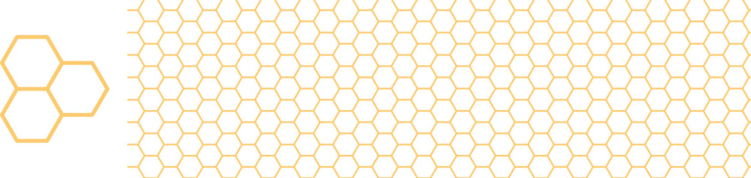 honeycomb seamless pattern vector design